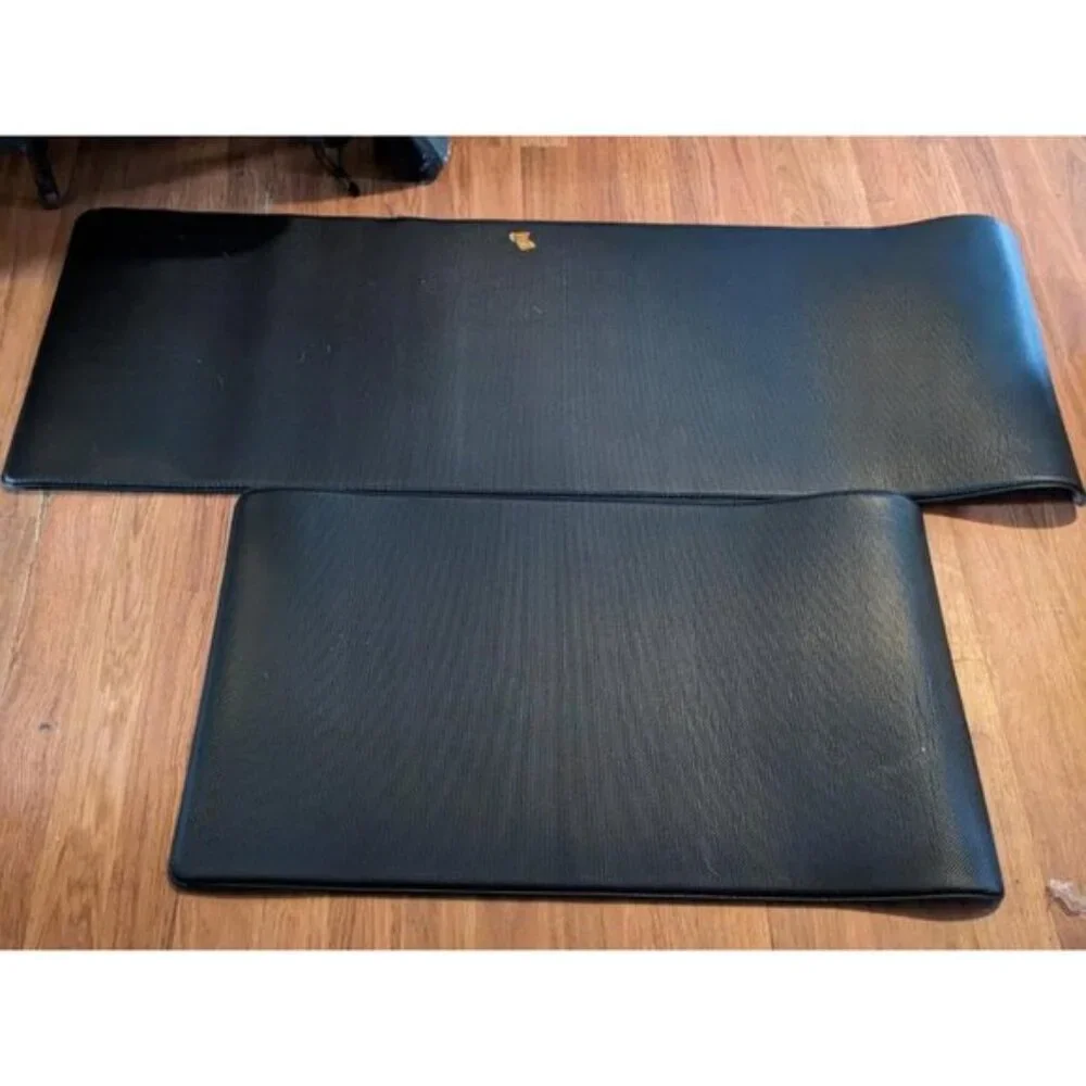 2 PCS Non Slip Kitchen Rugs Cushioned Anti Fatigue Kitchen Mats - Black